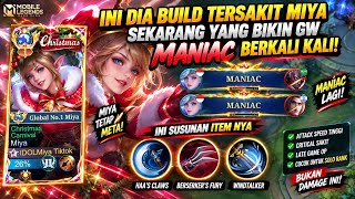 Download lagu MANIAC BERKALI KALI! INI DIA BUILD TERBAIK MIYA YANG BIKIN MUSUH MINTA AMPUN! | MLBB mp3