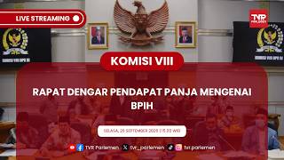 KOMISI VIII DPR RI - RAPAT DENGAR PENDAPAT PANJA MENGENAI BPIH
