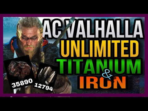 How to get Unlimited Titanium and Iron Farming location in Assassins Creed Valhalla