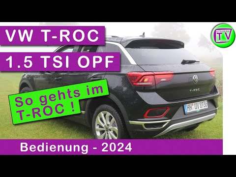 Bedienung im VW T-ROC 1.5 TSI OPF DSG 2024