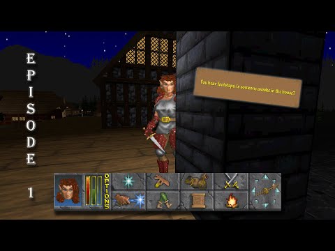 Let's Play Daggerfall Unity - Wood Elf Thief Permadeath Playthrough Episode 1