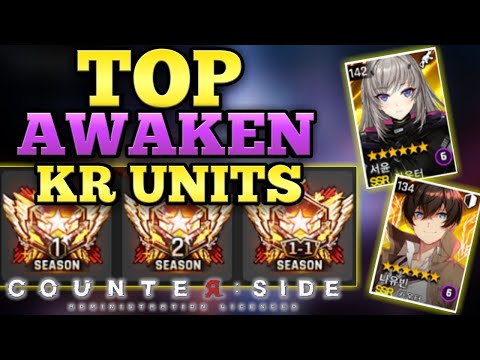 [COUNTER:SIDE] TOP KR AWAKEN UNITS, MONTHLY RESOURCES, SOLDIER-COUNTER META