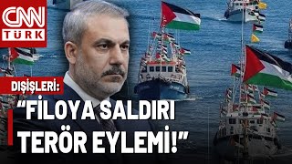 SON DAKİKA🚨Dışişleri Bakanlığı'ndan Çok Sert Açıklama! "Gazze Filosuna Saldırı Terör Eylemi"