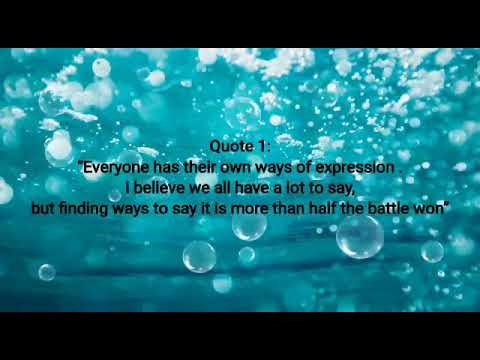 Conversation is essential...