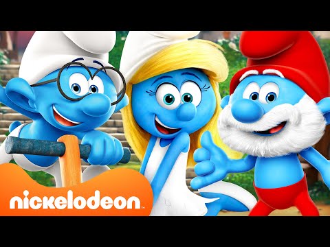 Os Smurfs Temporada 1 🔵 90 minutos de diversão! | Nickelodeon em Português