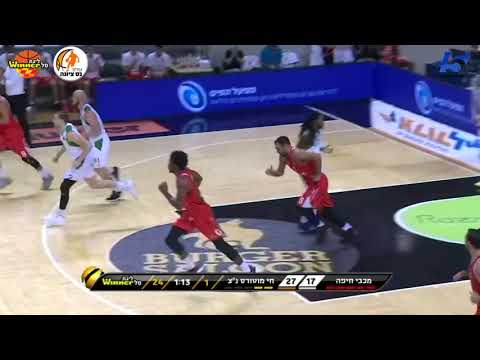 Cameron Oliver Points in Maccabi Hunter Hafia vs. Hapoel Ness-Ziona