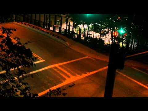 Cypress Street at night