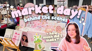 Vending at the Merry Makers Market! 🛍️ Behind the Scenes of a Craft Fair Day + Sales Breakdown 💰