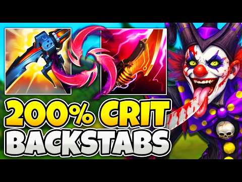 THE ONLY AD SHACO BUILD YOU NEED TO DOMINATE! (200% CRIT BACKSTABS)