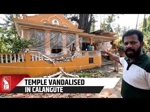 Man Detained After Temple Vandalism, Shooting Threat To Workers In Calangute