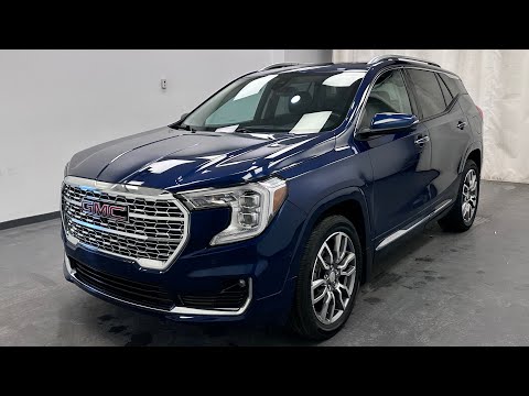2022 GMC Terrain AWD Denali in Blue for sale at Davis GMC Buick Lethbridge in Lethbridge, AB