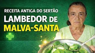 Receita antiga do sertão: lambedor de malva-santa.