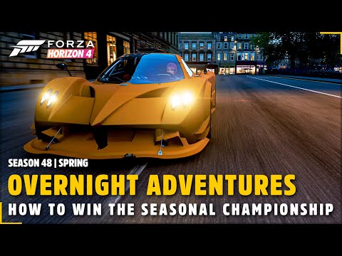 How to win OVERNIGHT ADVENTURES | with tune | Season 48 Spring | Forza Horizon 4
