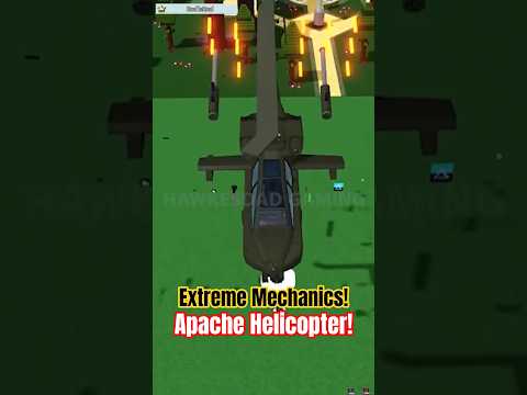 Построй лодку в Roblox ради сокровищ @redisred4922 Apache Helicopter Mechanics! #roblox #babft