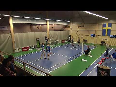 Svenska Badmintonligan IFK Umeå-Halmstad Herrdubbel