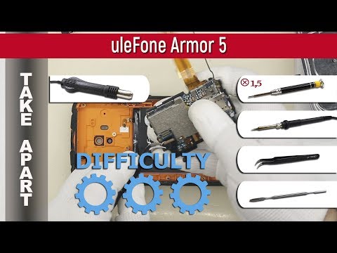 How to disassemble 📱 uleFone Armor 5 Take apart Tutorial
