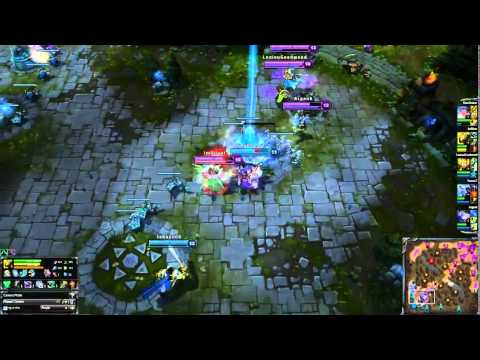 LoL - Epic Akali Pentakill (Fountain Dive)