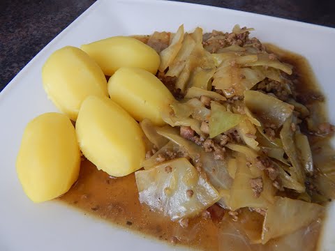 Weißkohl - Schmorkohl oder geplatzte Kohlroulade