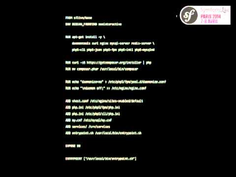 SymfonyLive Paris 2014 - Geoffrey Bachelet - Docker par l'exemple, une app Symfony2 multi-containers