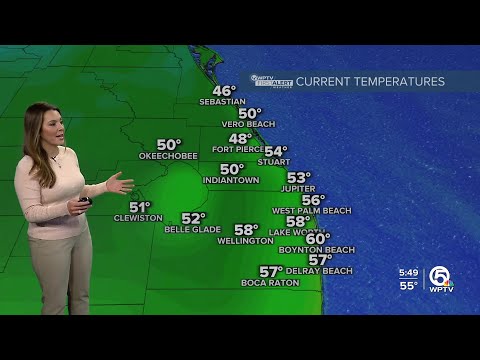 WPTV First Alert Weather Forecast for Morning of Friday, Dec. 12, 2025