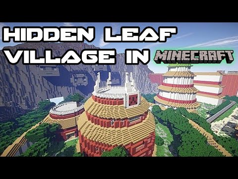 Hidden Leaf Village / Konoha from Naruto in Minecraft