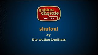 the walker brothers - shutout (karaoke)