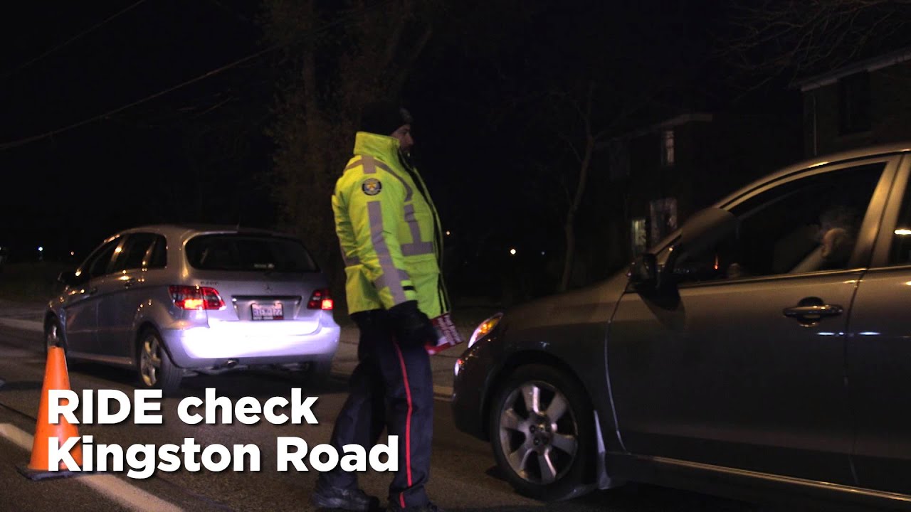 Holiday RIDE checks being in Toronto