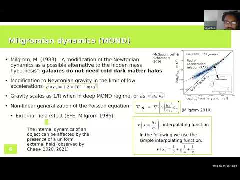 OSMU Talk 29 by Indranil Banik, 3rd October 2025