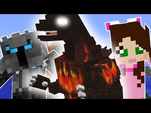 Minecraft: BURNING GODZILLA MISSION! - Custom Mod Challenge [S8E86]