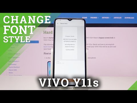How to Adjust Font Style in Vivo Y11s – Manage Font Settings
