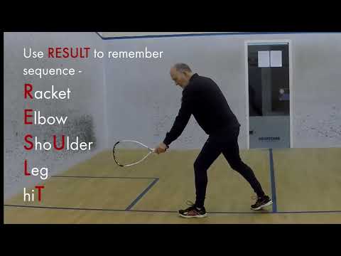Squash57 (Racketball) beginners the backhand basic explanation