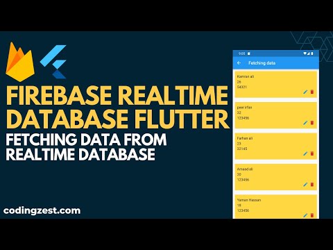 How to Fetch Data From Firebase Realtime Database Flutter | Flutter Firebase Database CRUD 2022