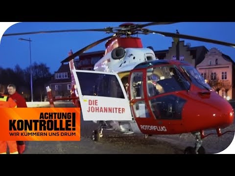 Notfall! Rettung eines Herzpatienten mit dem Hubschrauber! | Achtung Kontrolle | kabel eins