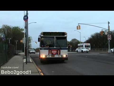 NYC Bus: Q44 SBS & Q50 at Lafayette Ave & Hutchinson River Expwy SR
