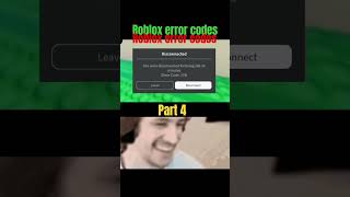 Roblox Error Codes | Normal and Danger | Roblox Error Code Part 4 |#robloxcodes#robloxdown#errorcode