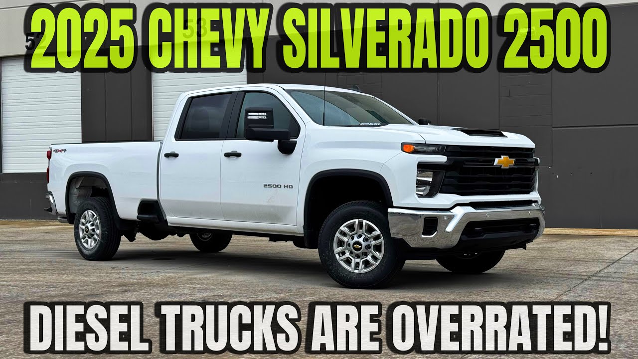 2025 Chevy Silverado 2500 6.6L Gas L8T: Work Trucks Now Have These Features???