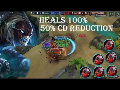 Mobile Legends - GROCK NEW HERO WITH BLOODLUST AXE ITEM! 50% CD REDUCTION!