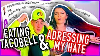 HUGE Taco Bell Mukbang While Reading My Hate Comments