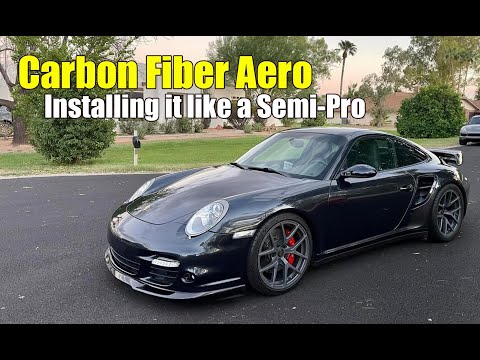 How to Install Carbon Fiber Aero Parts on a Porsche 997 Turbo
