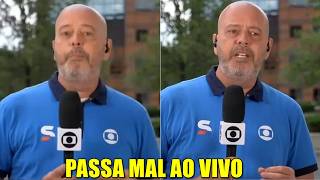 Alex Escobar passa mal ao vivo e desfalca Globo Esporte durante a Copa do Mundo