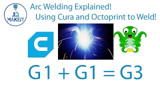 Arc Welder Explained! Using Cura and Octoprint to Arc Weld!