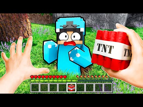 Minecraft BUT It Gets More REALISTIC With Crazy Fan Girl!