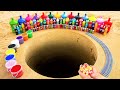 EXPERIMENT Giant Toothpaste Eruption From Coca Cola Mtn Dew Fanta Vs Mentos In Big Underground