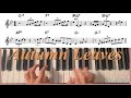 [ #jazz ] Autumn Leaves solo by Hank Jones/ Cannonball Adderley ver. transcription