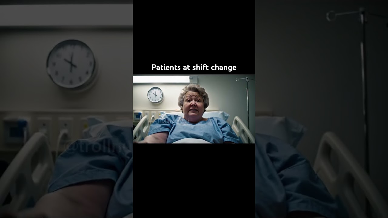 Patients at change of shift #nurses #medicalhumor #nursehumor