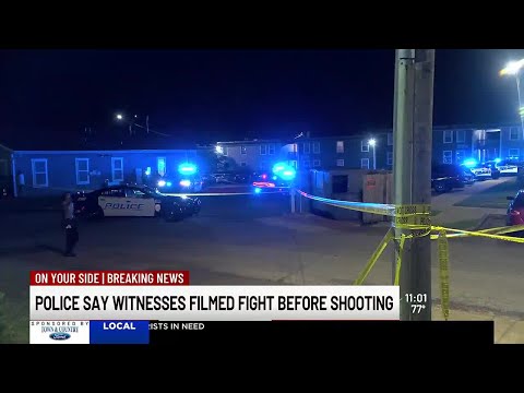 Police say witnesses filmed fight before shooting