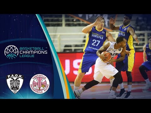 PAOK v Ventspils - Highlights - Basketball Champions League 2017-18