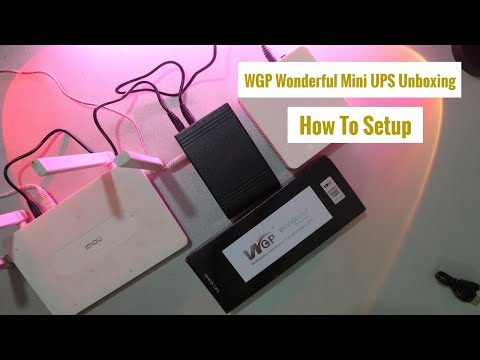 WGP Mini UPS/Router UPS Unboxing & How To Use