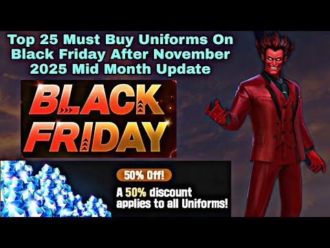 Top 25 Must Buy Uniforms On Black Friday After November 2025 Mid Month Update - Marvel Future Fight