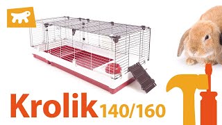 Ferplast (Ферпласт) Cage Krolik 160 клетка для кролика, 162x60x50 см